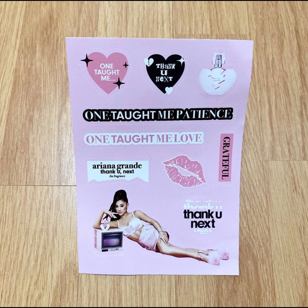 *ISO* Ariana Grande Promotional Tun Sticker Sheet